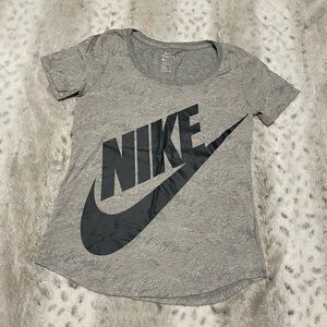 Nike women’s Tee with Black Swoosh